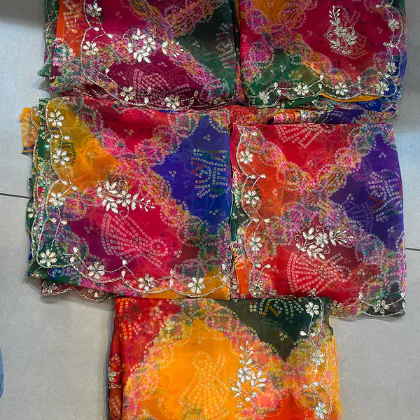 PACHRANGI HANDWORK GOTTAPATTI SAREE - PACHRANGI 1