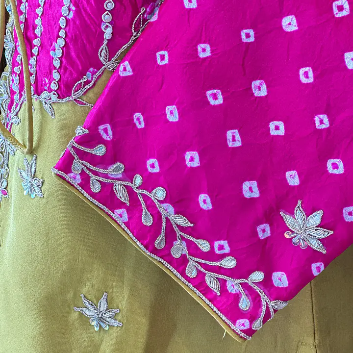 INDO FUSION HANDWORK PLAZO SET