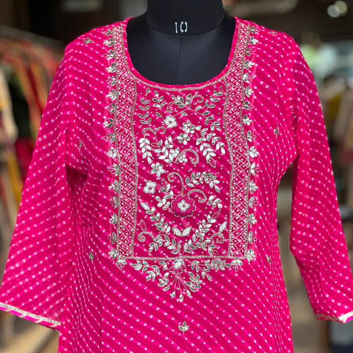 MOTHDA SPECIAL HANDWORK KURTI - 36