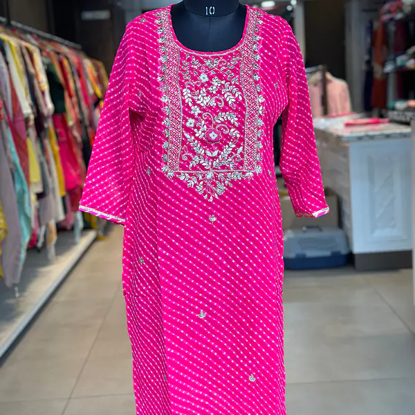 MOTHDA SPECIAL HANDWORK KURTI - 38