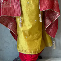 PURE ORGANZA HANDWORK SUIT SET