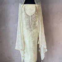 PURE ORGANZA HANDWORK SUIT SET - Default Title