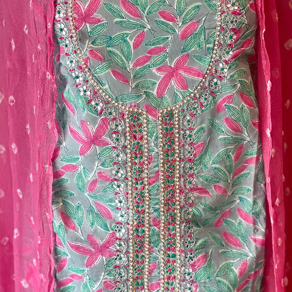 PURE COTTON SUIT SET