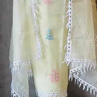 PURE KOTA DORIYA HANDWORK SUIT SET