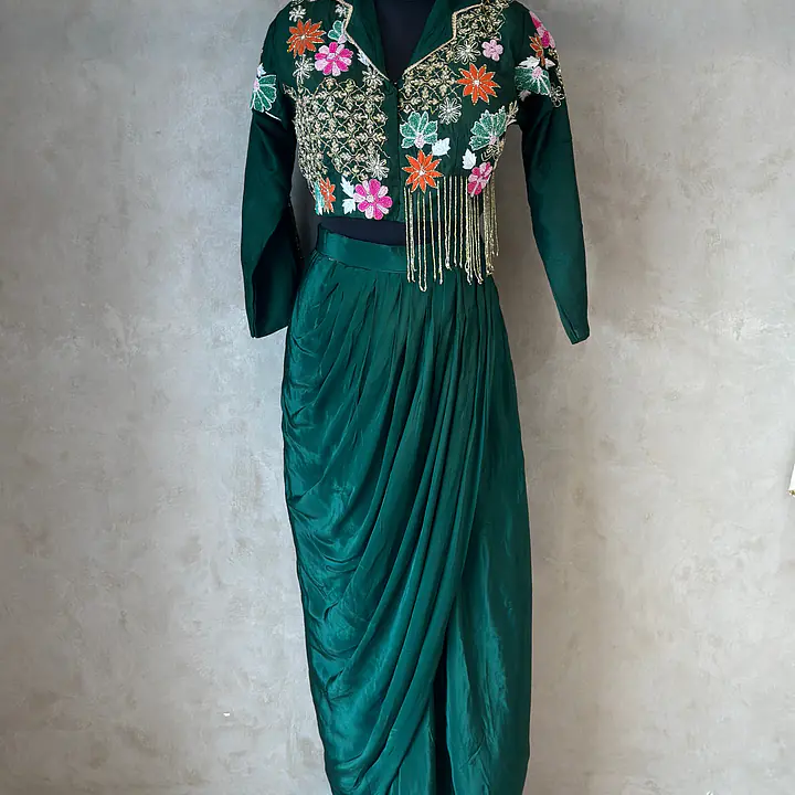 PREMIUM INDO-FUSION SKIRT SET - 40