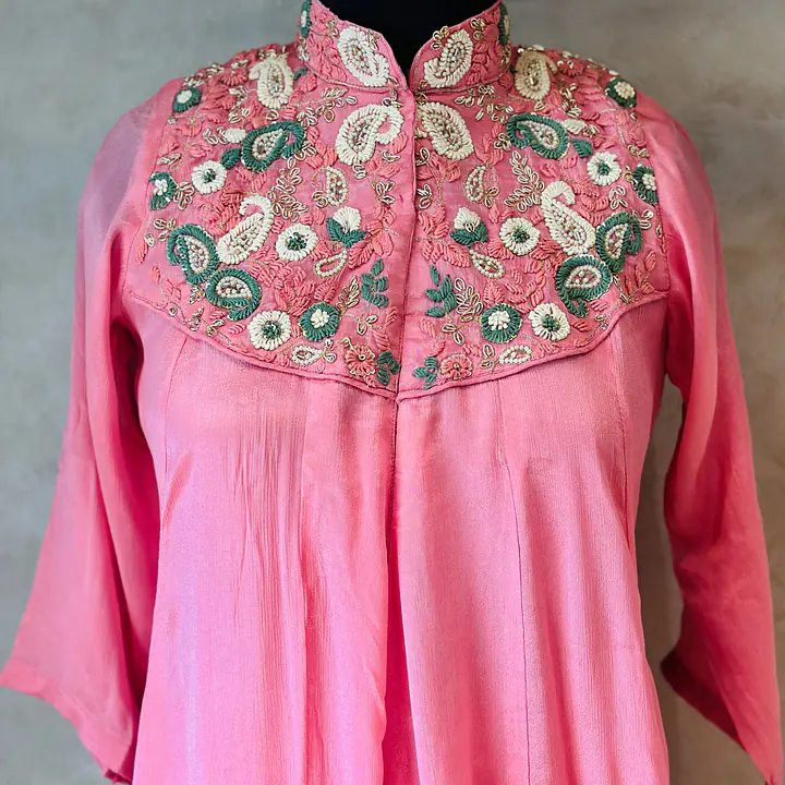 PREMIUM HIGH NECK HANDWORK CO-ORD SET