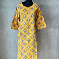BEAUTIFUL FLORAL KURTI - Musterd - 44