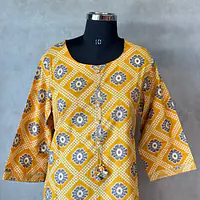 BEAUTIFUL FLORAL KURTI - Rani - 44