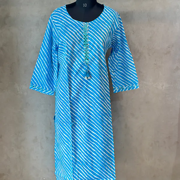 BEAUTIFUL LAHARIYA KURTI - 46