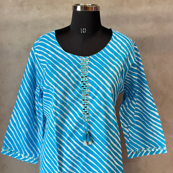 BEAUTIFUL LAHARIYA KURTI - 48