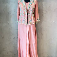 PREMIUM HANDWORK PLAZO SET - 36
