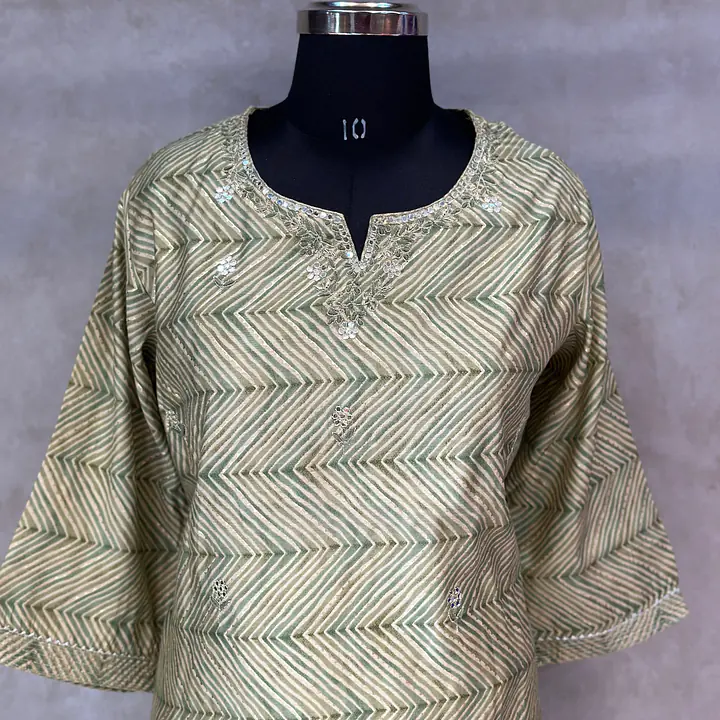 TWO PIECE SUIT WITH SEQUENCE WORK - 50