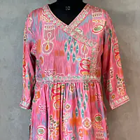 PRINTED ANGRAKHA SUIT - 46