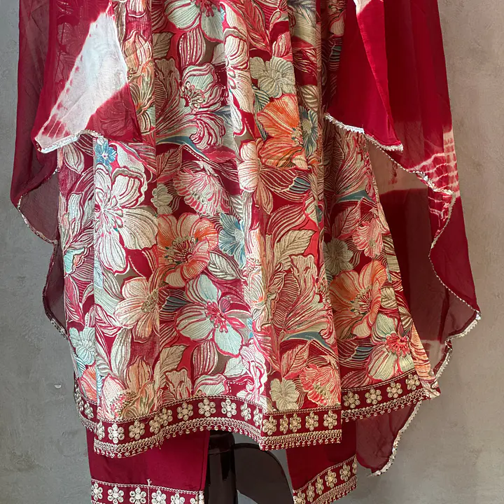 PRINTED ALIA CUT SUIT SET