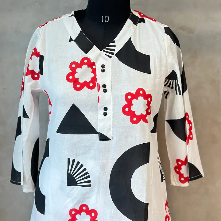 TWO PIECE COTTON SUIT SET - 40