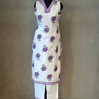 TRENDY HANDBLOCK SUIT SET - 40