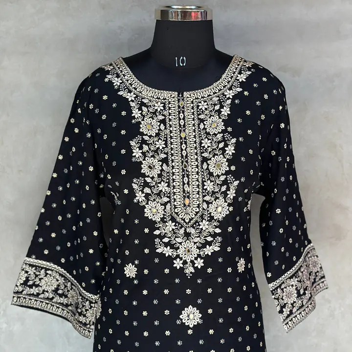 EMBROIDERED SUIT SET - Wine - 46