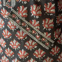 COTTON SUIT SET WITH DUPATTA - Brown - 52