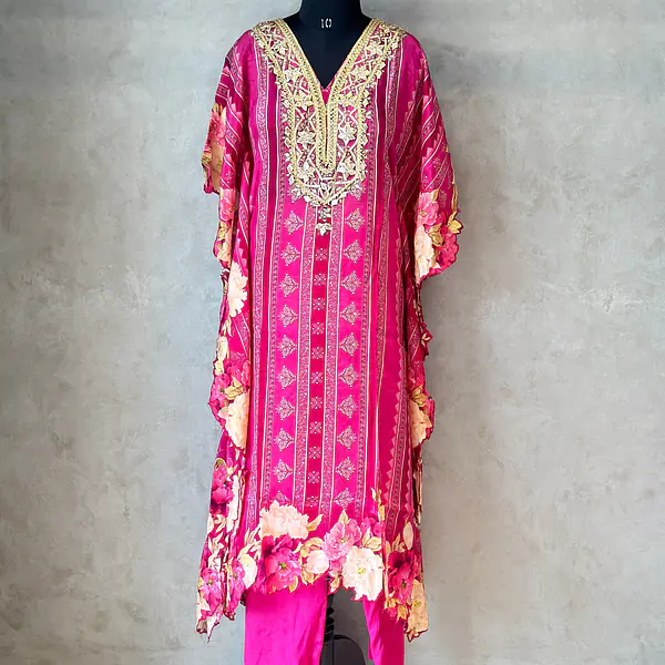 BEAUTIFUL KAFTAN SET - Light Peach - 38