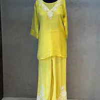 TRENDY HANDWORK PLAZO SET - 36