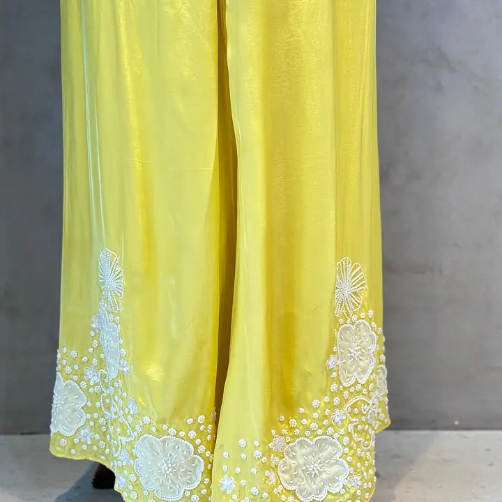 TRENDY HANDWORK PLAZO SET - 38