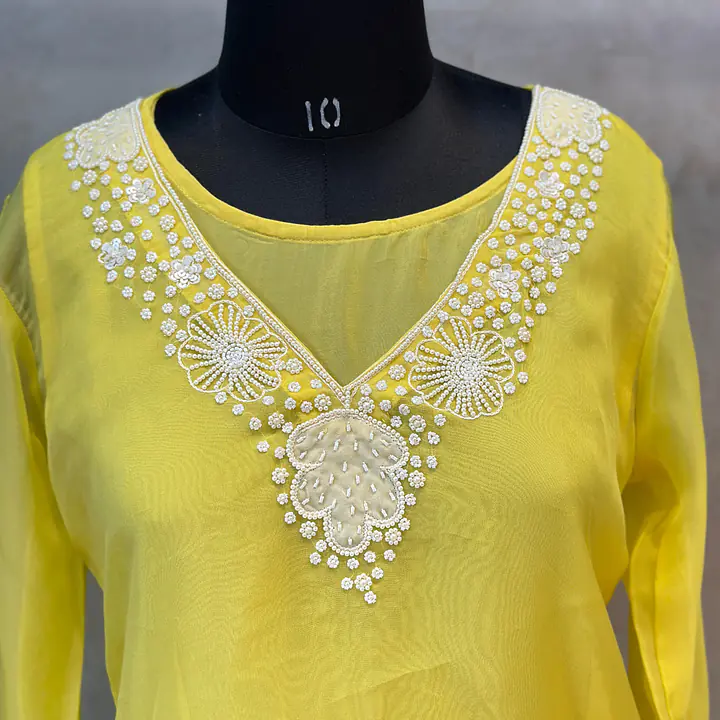 TRENDY HANDWORK PLAZO SET - 40