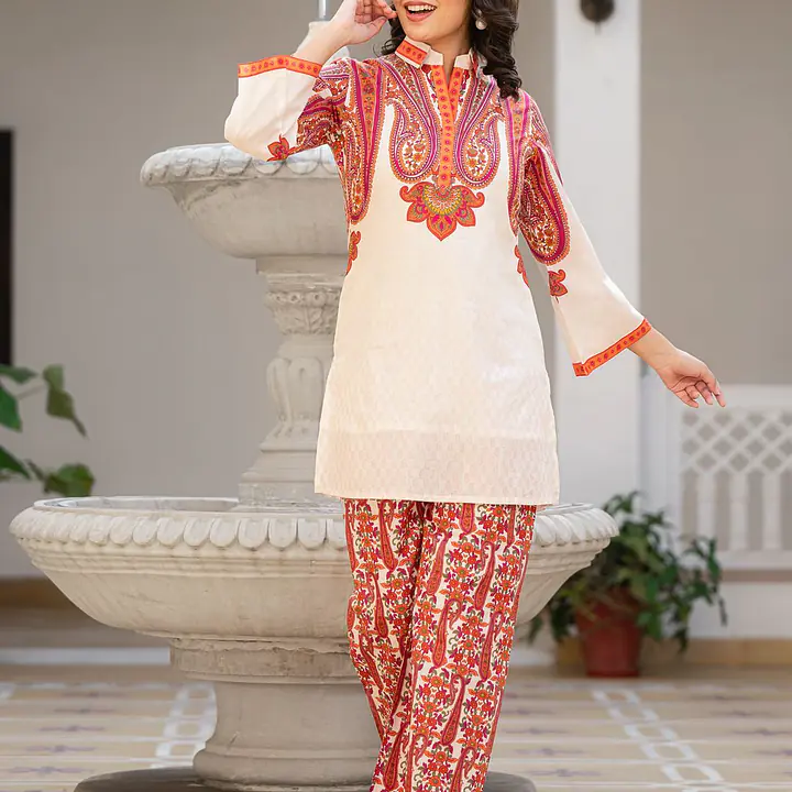 TRADITIONAL PRINT CO-ORD SET - 38
