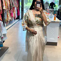 PRE-DRAPED SAREE IN HANDWORK - 38