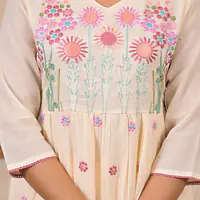 BEAUTIFUL EMBROIDERED MUL ANARKALI SUIT