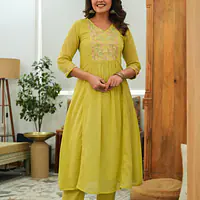 BEAUTIFUL EMBROIDERED MUL COTTON SUIT