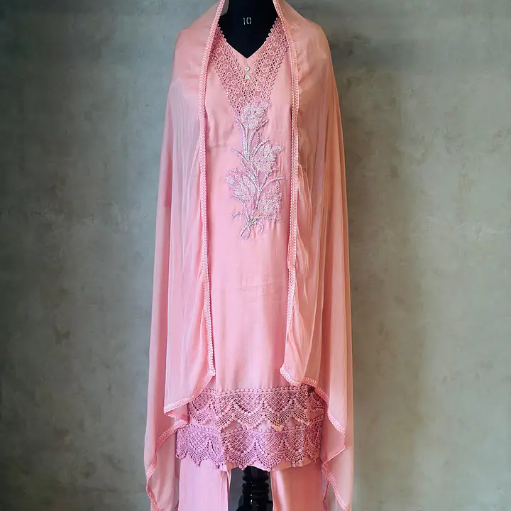 BEAUTIFUL HANDWORK SUIT SET - 38