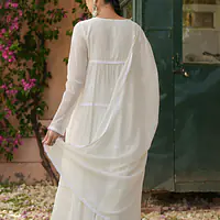 SUMMER SPECIAL ANARKALI GOWN SUIT - LAVENDER - 40