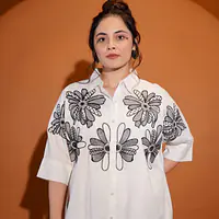 EMBROIDERED LOSE FIT SHIRT - 40