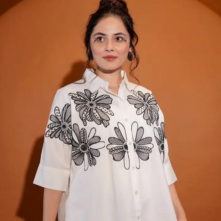 EMBROIDERED LOSE FIT SHIRT - 42