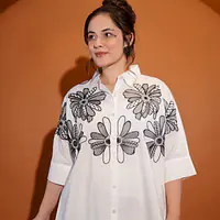 EMBROIDERED LOSE FIT SHIRT
