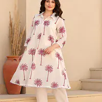 TRENDY MUL COTTON SET - Wine - 38