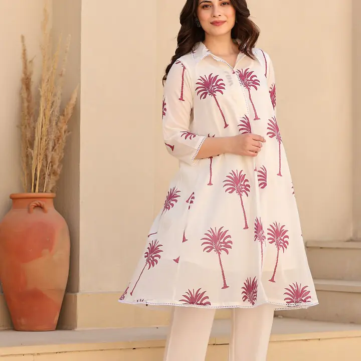 TRENDY MUL COTTON SET - Wine - 42