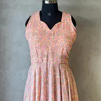 LONG FLORAL ANARKALI SUIT - 42