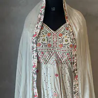 BEAUTIFUL ANARKALI SUIT WITH HANDWORK - 42