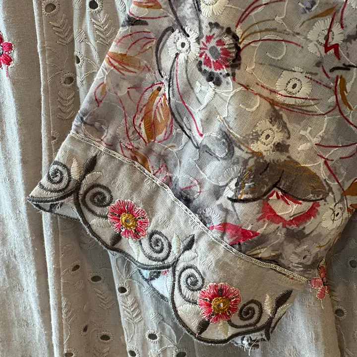 BEAUTIFUL ANARKALI SUIT WITH HANDWORK