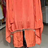 A LINE HANDWORK SUIT SET - Rusty Orange - 40