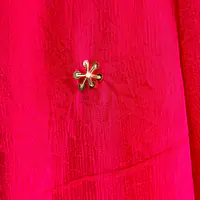 PURE CHINON HANDWORK SUIT - 44 - Pink