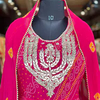 BHANDEJ SPECIAL HANDWORK SKIRT SET - Rani - 38
