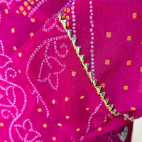 BHANDEJ SPECIAL HANDWORK SKIRT SET - Red - 44