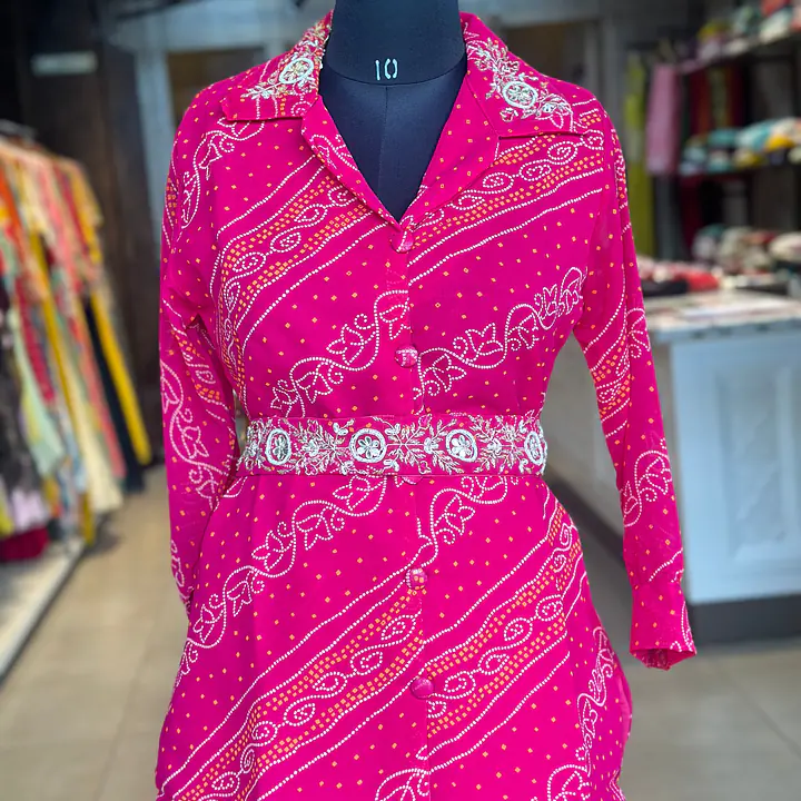 BHANDEJ HANDWORK CO-ORD SET - Rani - 38