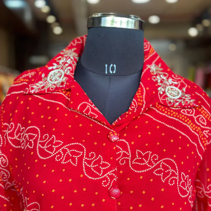 BHANDEJ HANDWORK CO-ORD SET - Rani - 40