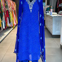 MOTHDA SPECIAL HANDWORK SUIT SET - Blue - 40