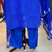MOTHDA SPECIAL HANDWORK SUIT SET - Blue - 46