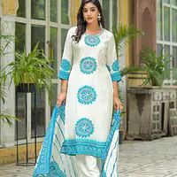 PURE CREP HANDWORK THREE PIECE SUIT - Pink - 44