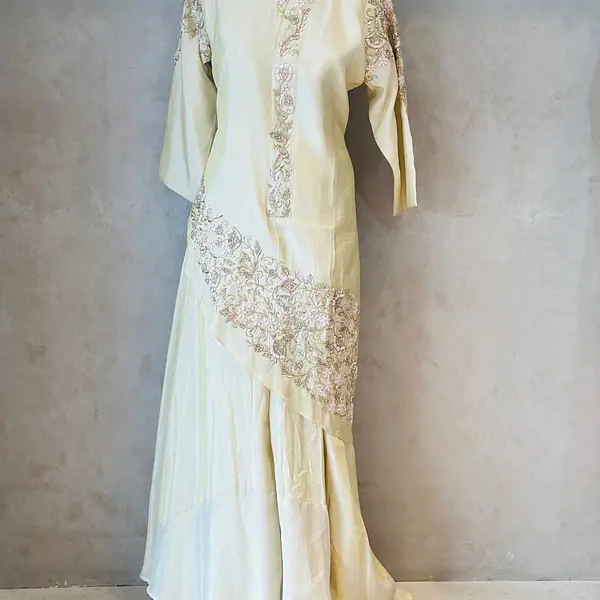 DESIGNER ZARDOSI HANDWORK PLAZO SET - 40
